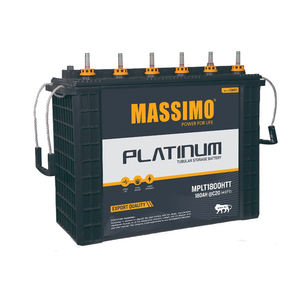 Hecho EN LA India Batería MASSIMO 180Ah-Almacenamiento de ácido de plomo tubular de 12V de altura duradero del fabricante y exportador líder en venta - Product Image 1