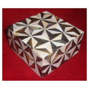 Cajas de joyería de madera con incrustaciones de fregona, hermoso Floral hecho a mano brillante, diseñado para usos, cajas de joyería de boda y cumpleaños - Product Image 1