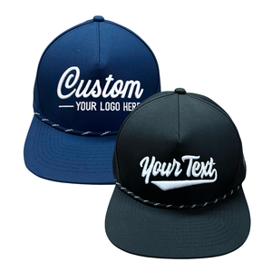 Casquettes de baseball de haute qualité, broderie personnalisée, 5 panneaux, chapeaux de sport Gorras, tissu imperméable personnalisé, chapeau de golf, visière incurvée, cordon - Product Image 6