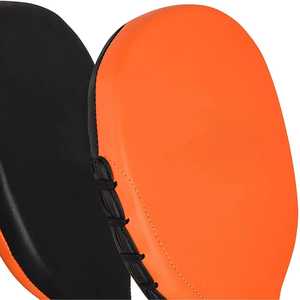 Pagaies de boxe de haute qualité mitaines et tampons de frappe Kickboxing Sparring MMA équipement karaté raquette à main en cuir PU - Product Image 5