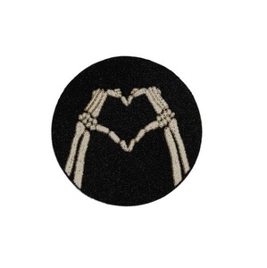 แผ่นรองจานปักลูกปัดแก้วสไตล์พุทธศิลป์ทำมือ - ปรับแต่งขนาดและสีได้สำหรับงานเลี้ยงอาหารค่ำ ตกแต่งบ้าน - Product Image 4