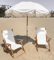 Chaise Lune Vintage Moderne de Luxe, Pliable et Portable, Légère et Durable, en Bois de Teck et Chêne Écologique, Idéale pour Plage, Hôtel, Parc - Meilleure Vente