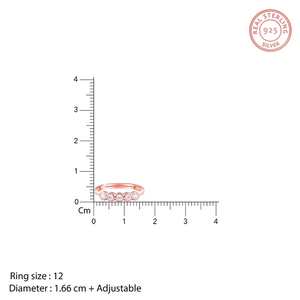 แหวนแฟชั่นโรแมนติกนิรันดร์แหวนทอง18K และโรสโกลด์ประดับเพชรฝังเพชรแหวนฟองเครื่องประดับทันสมัย - Product Image 6