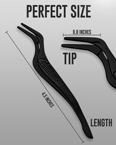 Khadmi Impex Reusable Mink Lash Applicator Gold-Plated Stainless Steel with Precision Anti-Static - Product Image 2