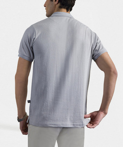 T-shirts décontractés unisexes pour hommes en polyester respirant et coton à séchage rapide, à manches courtes, couleur unie, 180g, vente chaude - Product Image 2