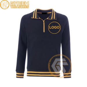 Sudadera Personalizada Alpha Solid 100% Algodón Felpa Bordada de Alta Calidad para Fraternidad Griega Phi, Transpirable y de Secado Rápido para Hombre - Product Image 4
