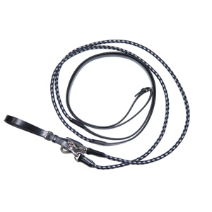 Harnais de cheval en cuir et nylon, réglable, équipement d'équitation - Product Image 1