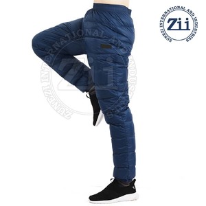 Nouveau style – Pantalon décontracté en toile matelassée pour homme, idéal pour l'extérieur, qualité supérieure, couleur unie, coupe droite, taille élastique, coupe-vent et écologique - Product Image 2