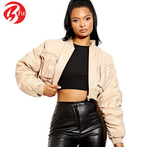 Blouson bombardier léger pour femmes printemps automne manteaux à fermeture éclair complète blouson bombardier réversible dernier style personnalisé OEM ODM pour femmes - Product Image 5