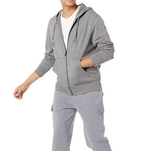 Sweat à capuche à fermeture éclair intégrale, coton polyester de haute qualité, sweat à capuche pour homme, personnalisé, 500 g/m², pull oversize, sweat à capuche en polaire lourd - Product Image 3