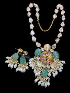 Colección de collares con cuentas chapadas en oro de último diseñador para niñas y mujeres, conjunto de joyería de fiesta de fábrica India - Product Image 5