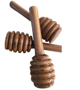 ArtisanVibe Classic Ensemble de cuillères à miel en bois poli miroir plaqué argent écologique - Product Image 2