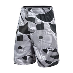 Shorts de basket-ball unisexes personnalisables avec doublure intérieure douce, extérieur en maille respirant et léger, 100% polyester, service OEM pour l'été - Product Image 1