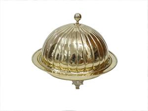 Home <b>Parties</b> Hot <b>Food</b> Warmer Casserole Pots Fashionable Designer Wedding Cooper Plated Chafing Dish With Stylish Stand - Product Image 6