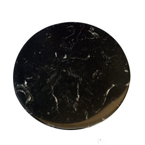 Posavasos de cristal de alta calidad, uso de regalo, posavasos de mármol negro artesanales de piedra para beber, mayorista de curación de piedra Natural - Product Image 5