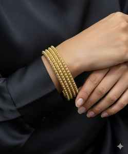 Nouveaux ensembles de bracelets en or de haute qualité à la mode pour les mariages et les événements de mariée - Product Image 1