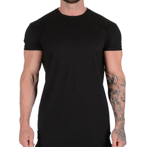 Camisa de algodón personalizada para hombre, camiseta de verano cómoda y transpirable con logotipo personalizable para hombre, ropa deportiva, ropa al por mayor - Product Image 5