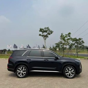 ใช้สำหรับ Hyundai Palisade ที่มีเบาะหนังสีดำภายในรถสีดำสำหรับพวงมาลัยซ้าย - Product Image 4