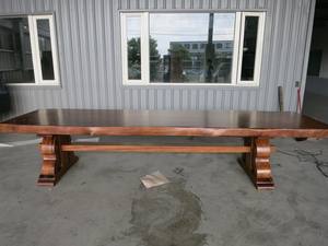 Durable Teak Wood Wabi-Sabi <b>Dining</b> <b>Table</b> 400cm Length for Hotel and Home <b>Dining</b> Rooms - Product Image 6