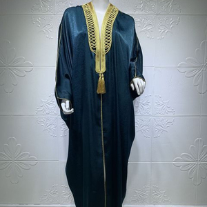 Cardigan islamique traditionnel pour femmes pour Jilbab Kaftan Dubaï Abaya pour adultes vente en gros en turc - Product Image 1