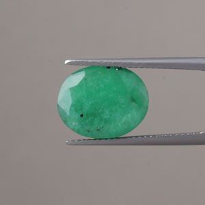 Esmeralda Natural Certificada por IGI, Venta al por Mayor, Suelta, 6.38 Quilates, Corte Ovalado, 14x11mm, 6mm, Verde Premium, Encerada/Enlazada, 100% Natural - Product Image 1