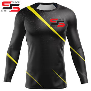 Rashguard Unisex de Alta Calidad para MMA con Estampado por Transferencia Térmica, 85% Poliéster 15% Spandex, Transpirable, Antibacterial, de Secado Rápido - Product Image 1