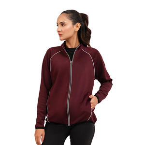 Chándal Deportivo Informal con Capucha y Logotipo para Mujer, Transpirable, 100% Algodón, Forro Polar, Ligero, 2 en 1, con Bolsillos Laterales - Product Image 1
