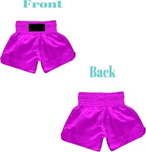 Pantalones cortos de Muay Thai con logotipo personalizado OEM/pantalones cortos de boxeo de estilo personalizado Muay Thai para hombres Jiu Jitsu kimono - Product Image 2