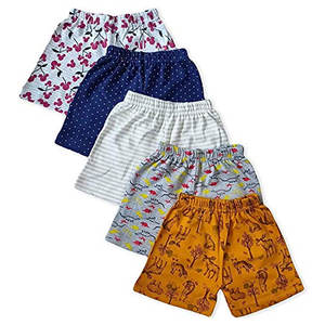 Lot de 4 shorts imprimés réguliers pour votre tout-petit (unisexe) shorts multicolores pour enfants de 2 à 8 ans - Product Image 1