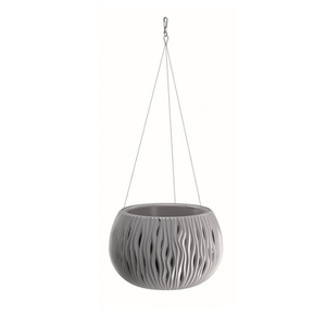 Ciotola in plastica Prosperplast BOWL SANDY WS con serbatoio in grigio pietra, 16,1 (altezza) x 23,8 (larghezza) x 23,8 (profondità) cm - Product Image 1