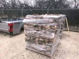 Dried Oak Firewood <b>Logs</b> Palletized Bundle Natural Wood Fuel <b>for</b> Home Heating and Outdoor <b>Fireplace</b> Use - Product Image 1
