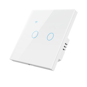 Interrupteur mural intelligent de haute qualité, sans neutre requis, compatible <span class=keywords><strong>Alexa</strong></span> Google Home, panneau de commande tactile Wi-Fi pour éclairage PST-TY-E2 - Product Image 2