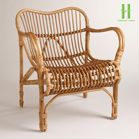 Chaise en rotin naturel faite à la main, durable, moderne, avec housse, écologique, pour hôtel, chambre, salle à manger, maison, extérieur, appartement