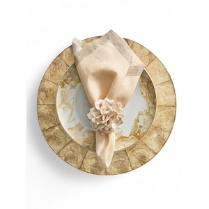 Napperons modernes en capiz : Approvisionnement en gros pour les magasins de l'écologie durable et l'utilisation sur table à manger – Origine Vietnam - Product Image 2