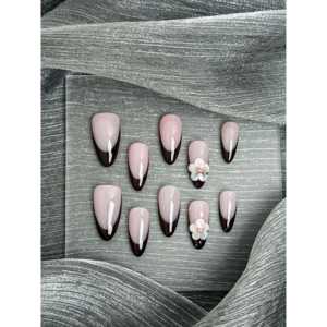 Cocoa Veil - Adhesivos Decorativos para Uñas, Diseño Elegante para Decoración de Uñas - Product Image 1