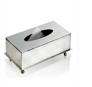 Servilletero de acero inoxidable de alta calidad, caja de pañuelos, dispensador elegante hecho a mano para restaurante, proveedor de caja de pañuelos de Metal - Product Image 4