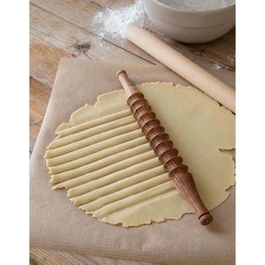 Rouleau à pâtisserie en bois de qualité exclusive, design moderne, ustensiles de cuisine, lot de 2 rouleaux à pâtisserie en bois pour la cuisson et la cuisine - Product Image 3