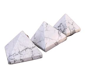 Pyramide de cristal de marbre blanc, pyramide de pierre, pyramides de marbre pour la décoration - Product Image 3