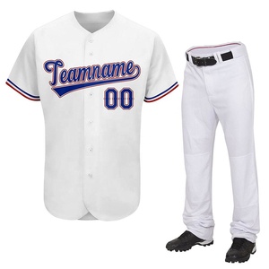 Offre Spéciale de l'usine directe de haute qualité pour hommes Baseball Softball Jersey Taille personnalisée Respirant Sublimation Sportswear Raisonnable - Product Image 4