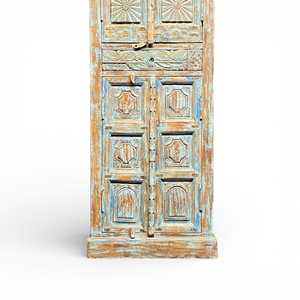 Mueble de Madera Artesanal, Madera Sólida de Mango y Roble, Diseño Rústico Tradicional para Bar en Casa o Sala de Estar, Muebles Hechos a Mano - Product Image 6