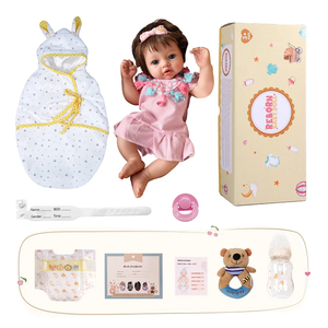Muñecas Reborn de Silicona de Cuerpo Completo Babeside <span class=keywords><strong>Dolly</strong></span>, 16 Pulgadas, Modelo de Niña Pequeña Realista - Product Image 5