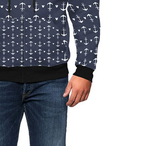Jersey de manga larga para hombre, sudadera con capucha con estampado DTF a todo color, ropa de gimnasio de algodón 100%, ropa de calle de invierno - Product Image 6