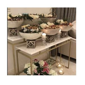 Juego de Dos Tazones para Servir Dulces de Color Dorado Metálico, Tazones para Postres y Chocolates de Diferentes Tamaños para Uso en la Mesa del Hogar - Product Image 6