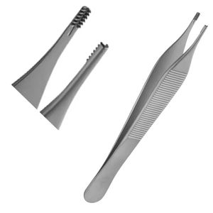 Pinzas de disección multiusos para dientes de alta calidad, pinzas de disección de microtejidos Adson - Product Image 4