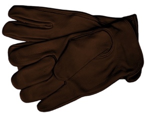 Hot Sale Heavy Duty Buffalo Grain Leather Adjustable Wristlet Breathable Thick Industrial Safety Driving <b>Gloves</b> - Product Image 3