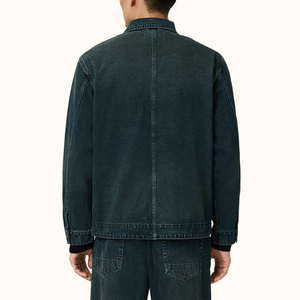 Veste en jean de haute qualité pour hommes, styles vintage déchirés, coupe ajustée, streetwear et vêtements d'extérieur coupe-vent - Product Image 3