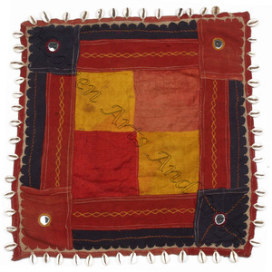 Reciclado Boho multicolor bordado parche hecho a mano Kutchi espejo Tribal Banjara espejo parche indio espejo Kutch Tribal Boho - Product Image 3