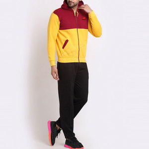 Ensembles de survêtements pour hommes en coton 100% légers et personnalisables, qualité supérieure, vêtements de jogging, motif uni pour l'hiver - Product Image 2