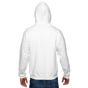 Sweat à capuche zippé pour hommes, sweat à capuche surdimensionné en polaire, manches longues, épaules tombantes, streetwear vintage à la mode pour hommes - Product Image 3