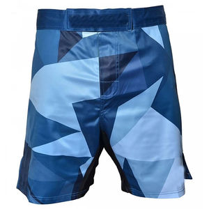 Shorts de MMA pour hommes personnalisés à logo frontal, best-seller, 100% polyester, séchage rapide, extensible, respirant, pour la combat - Product Image 1